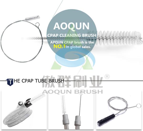 Deluxe Flexible Stainless Cpap Tube Cleaning Brush Slimline