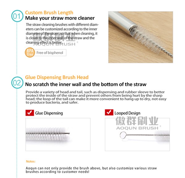 Straw Cleaning Brush