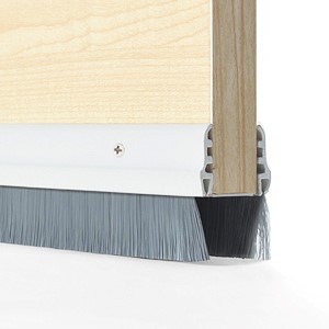 Brush Door Sweep White