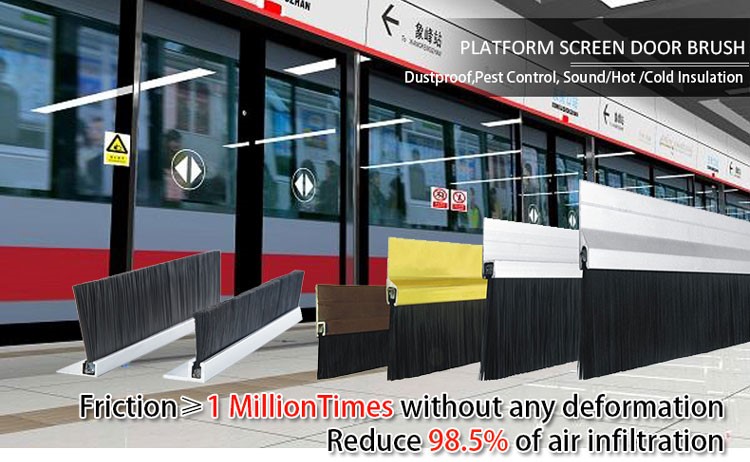 хорошие новости! Щетки раздвижных дверей для экранов на платформе Aoqun применяются в железнодорожных проектах в Австралии